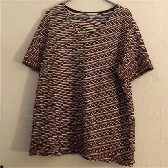 CJ Banks Tops - Cj Banks Womens Top Size 2X‎ Short Sleeve Pull Over
